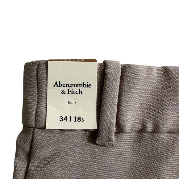 NWT ABERCROMBIE & FITCH Women's Curve Love Pleated Front Wide Leg Trouser Pants - Picture 7 of 12
